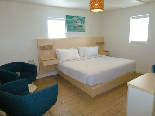 King separate suite with separate queen bed and sleeper couch